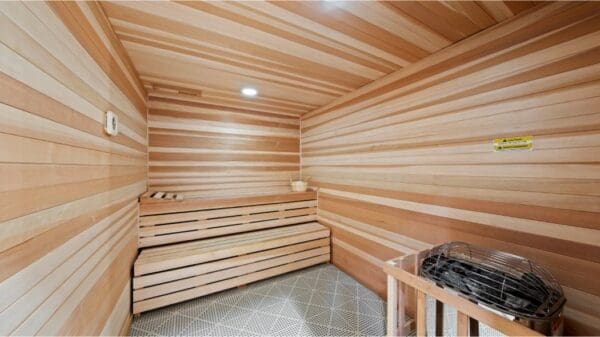 new home constructions sauna