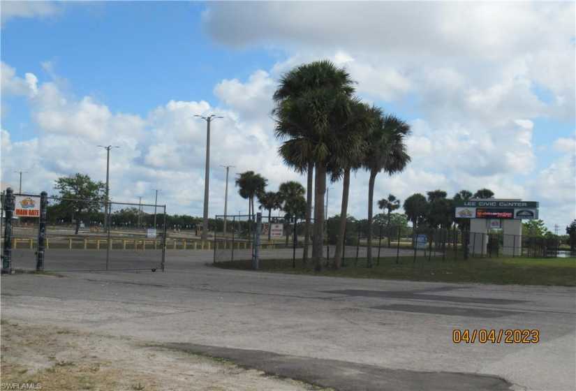 Lee County Civic Center Across The Street