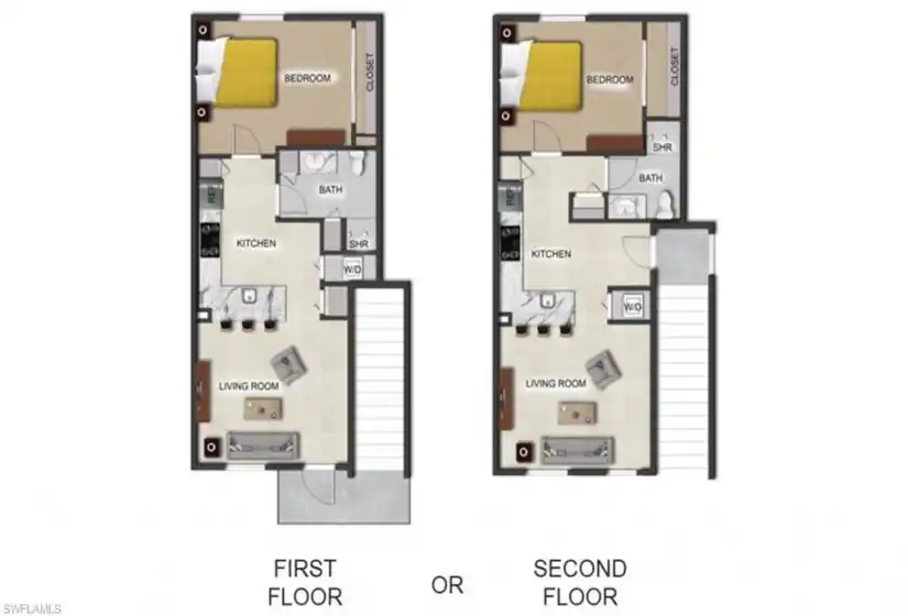 First and Second Floor units available.