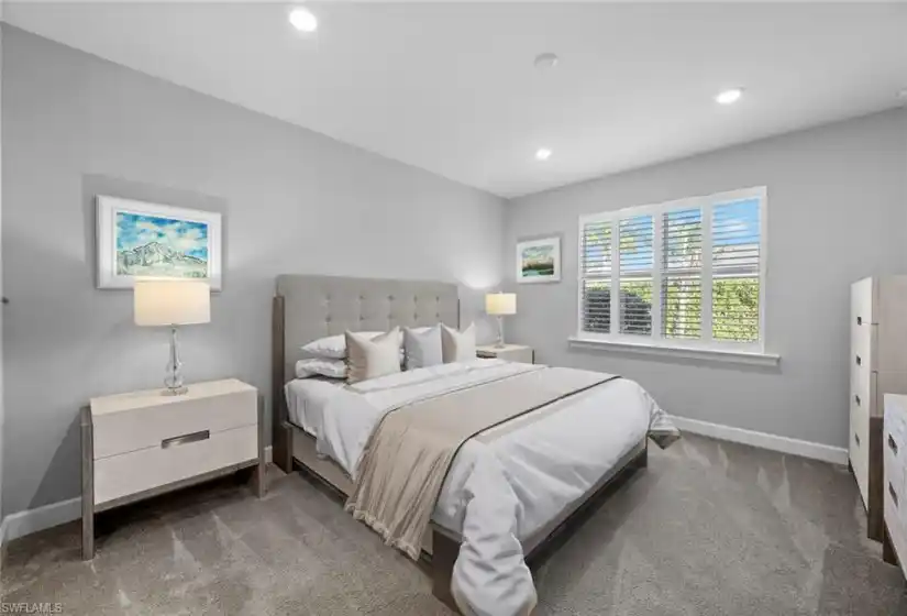 Master bedroom ***Virtually Staged to add bedspread***