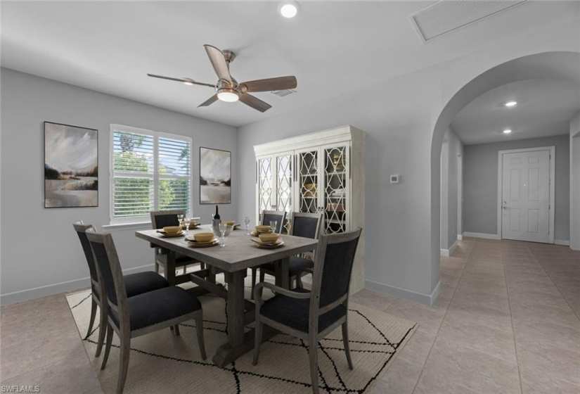 Dining area ***VIRTUALLY STAGED***