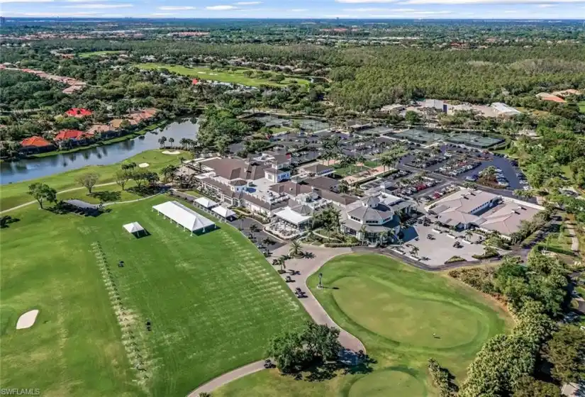 Aerial shot of Shadow Wood Country Club