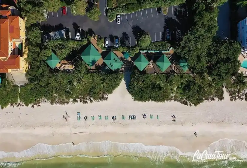 Bonita Bay's private beach club.