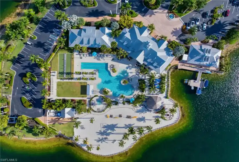 Aerial of Resort-Style Pool & Clubhouse