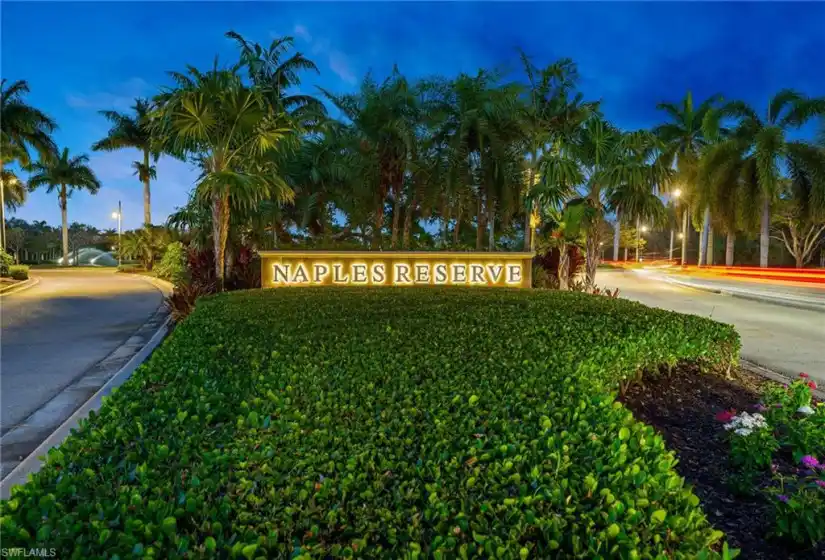 Entrance to Naples Reserve