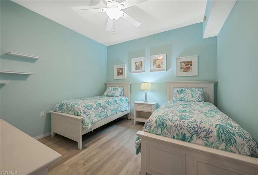 Guest Room with beautiful flooring