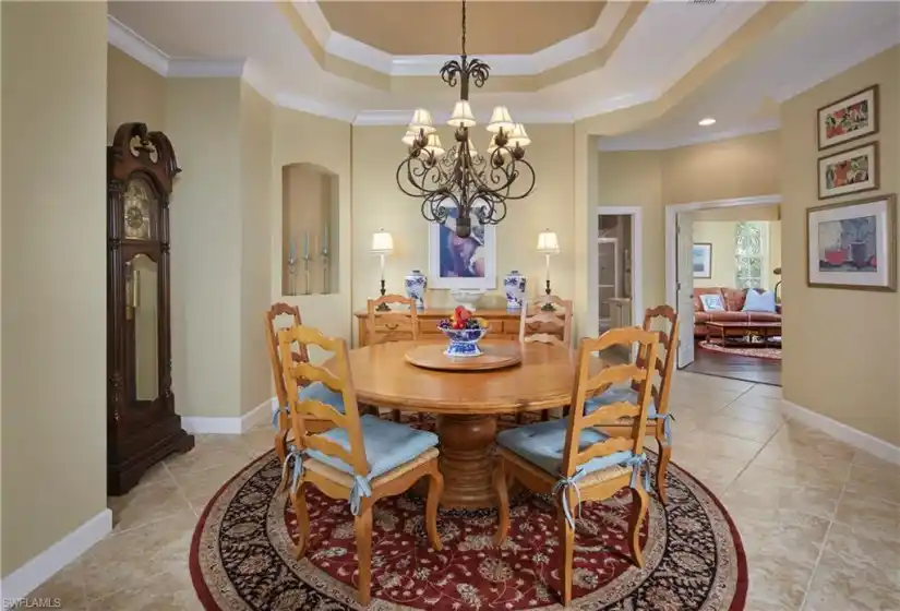LARGE dining area -- enjoy culinary creations with family and friends!