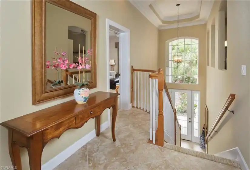 Be impressed by the beautiful staircase and grand foyer.  THERE IS AN ELEVATOR as well!